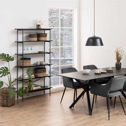 Angus - Bookcase with 5 Shelves