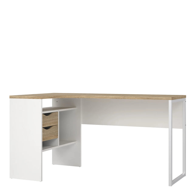 Function Plus - Corner Desk 2 Drawers