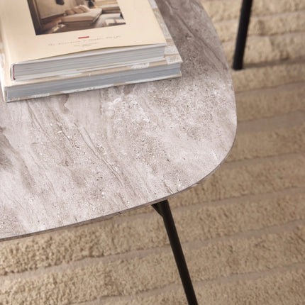 Caracas - Coffee Table with Grey Marble Effect