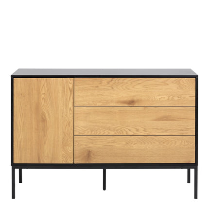 Seaford - 1 Door 3 Drawer Small Sideboard