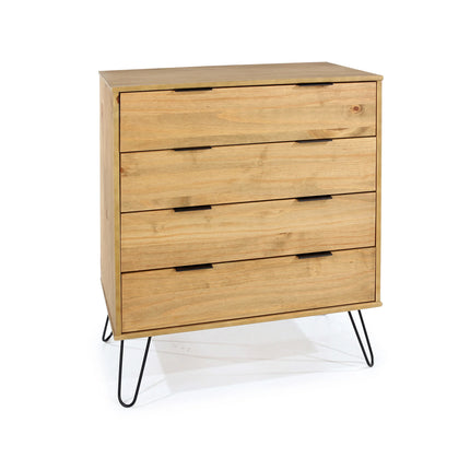 Augusta - Chest of Drawers - 4 Drawer & Hairpin Legs