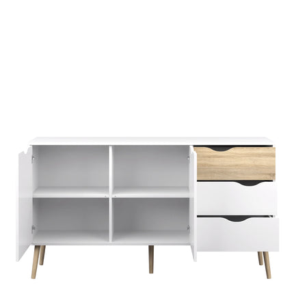 Oslo - Sideboard - Large - 3 Drawers 2 Doors