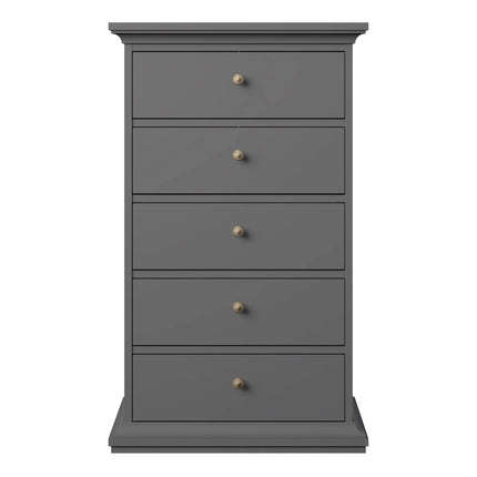 Paris - Chest of 5 Drawers