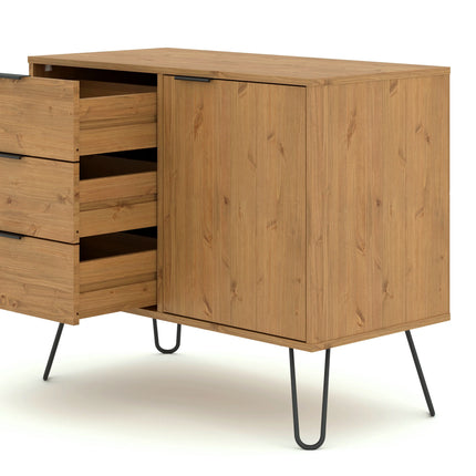 Augusta - Sideboard - 1 Door 3 Drawer & Hairpin Legs