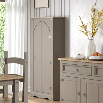 Corona White - Sideboard - 1 Door with Arched Detail