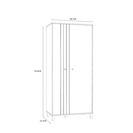 Grafton - 2 Door Wardrobe
