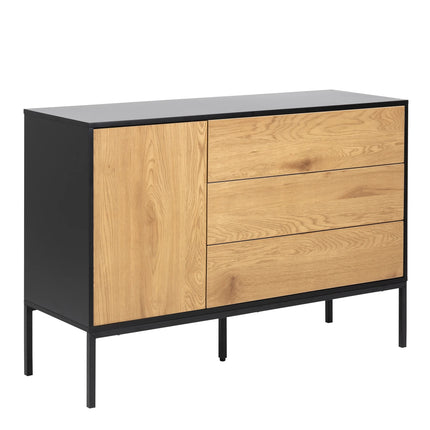 Seaford - 1 Door 3 Drawer Small Sideboard