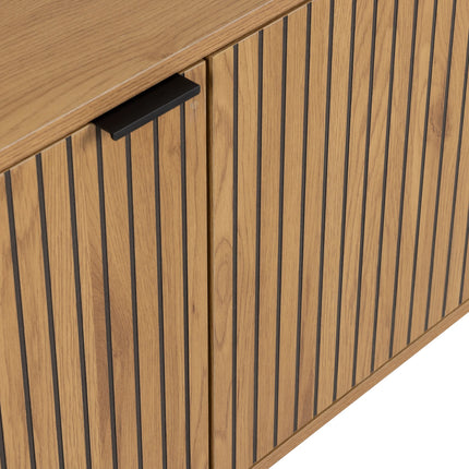 Jaipur - Sideboard with 2 Doors and 1 Drawer in Black