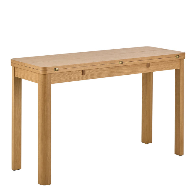 Southampton Extendable Rectangular Dining Table in Matt Oak 90 x 120 cm