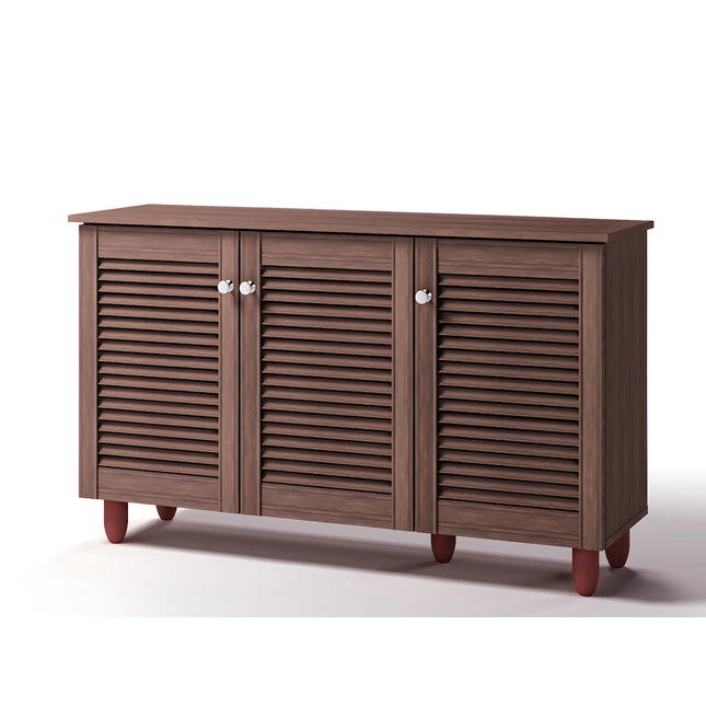 Essentials - Modern 3 Door Shoe Cabinet