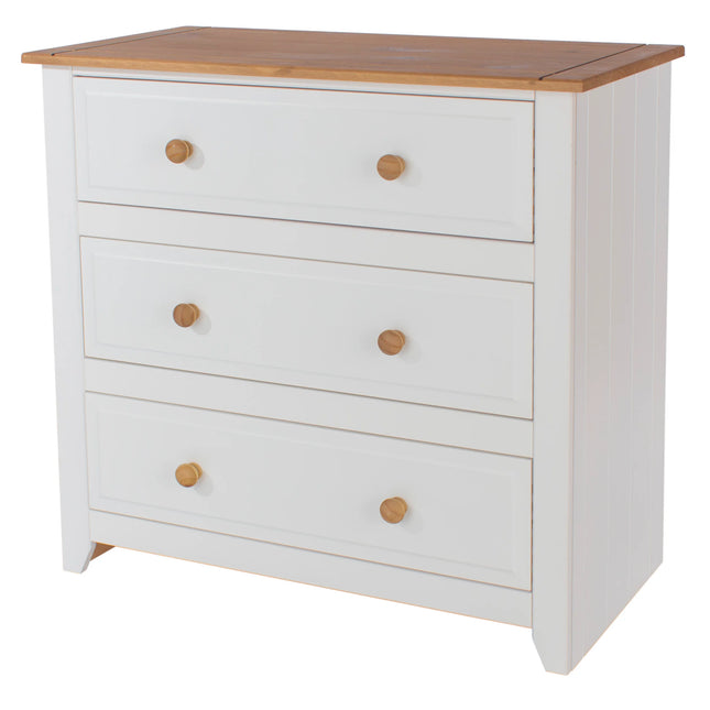 Capri - Chest of Drawers - Modern Farmhouse White