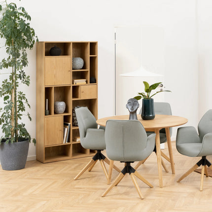 Rangoon - 3 Door Large Bookcase