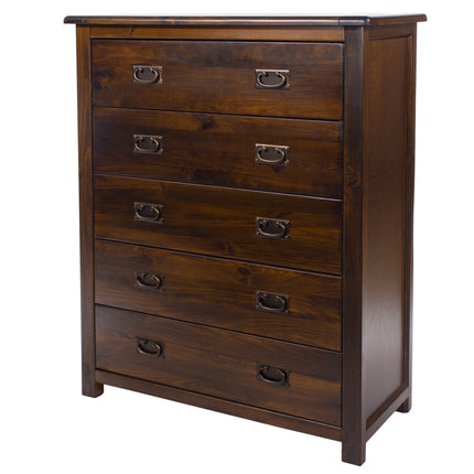 Boston - Chest of Drawers - 5 Drawer Traditional