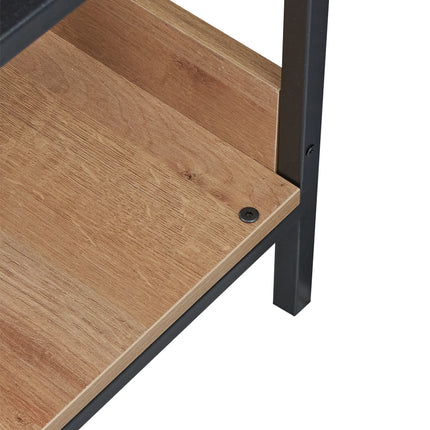 Claire - 3 Shelf Open Wardrobe - Riviera Oak