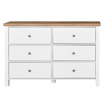 Astbury - 3 Piece Bedroom Set - 6 Drawer Chest - White