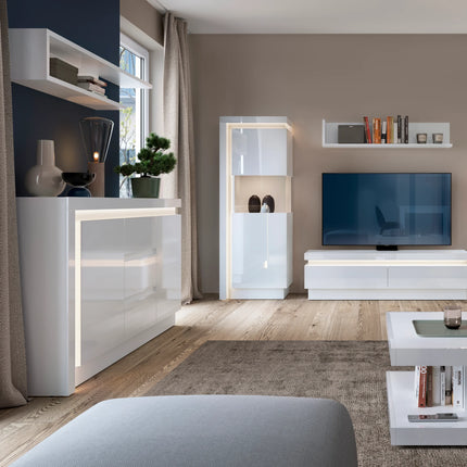 Lyon - 2 Door 3 Drawer Sideboard (Including LED Lighting)
