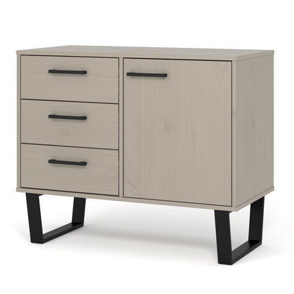 Texas - Sideboard - 1 Door 3 Drawer Grey Waxed Pine