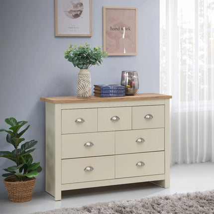 Lisbon - 2-Piece Set - 2-Door Wardrobe & 7 Drawer Chest