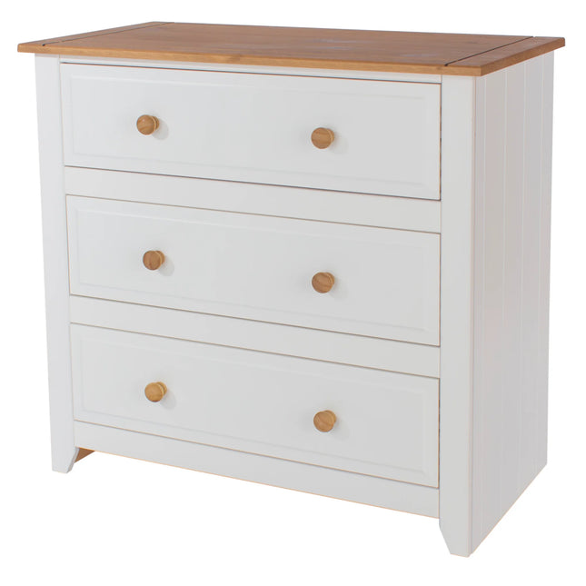 Capri - Chest of Drawers - Modern Farmhouse White