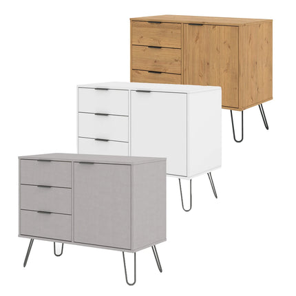 Augusta - Sideboard - 1 Door 3 Drawer & Hairpin Legs