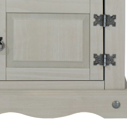 Corona - Bedside Table - 1 Door 1 Drawer Rustic