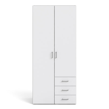Space - Wardrobe - 2 Doors 3 Drawers