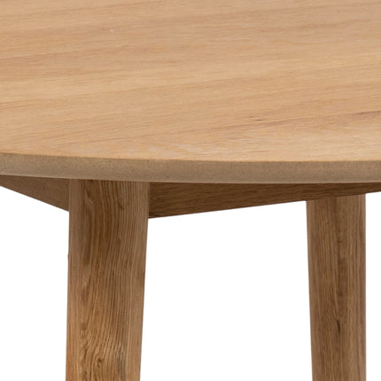 Nagano - Round Dining Table with 4 Ida Dining Chairs