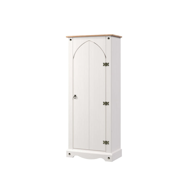 Corona White - Sideboard - 1 Door with Arched Detail