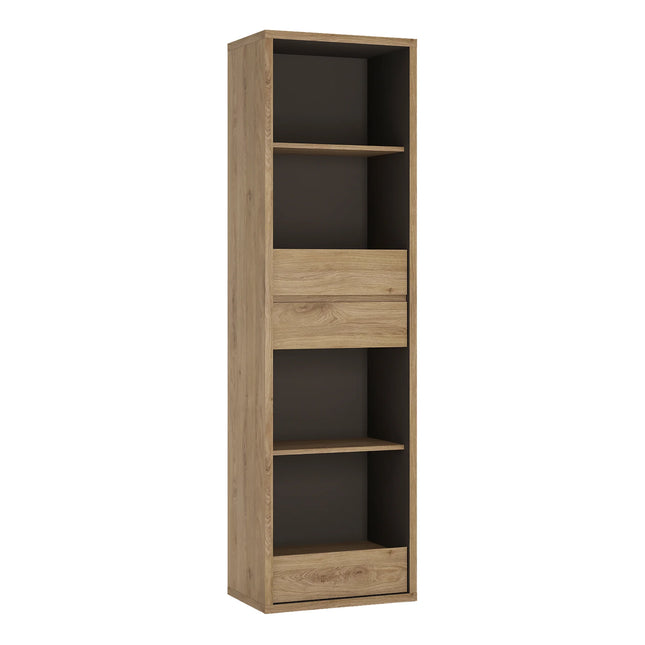 Shetland - Tall Narrow 3 Drawer Bookcase