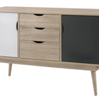 Sonoma Oak & Dark Grey