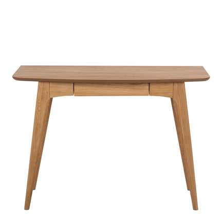 Woodstock Office Desk in Oak Oiled Veneer with Drawer