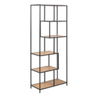 Black Metal - Oak Shelves