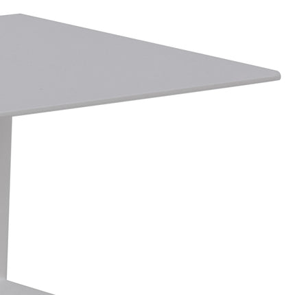 Joliet White Powder-Coated Steel Wall Shelf – Compact & Durable
