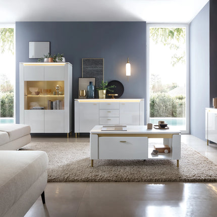 Lazio - Vitrin 2 Door Cabinet