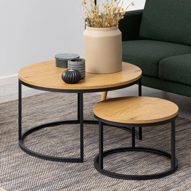 Spiro - Round Coffee Table Set of 2