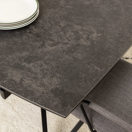 Blackburn - Black Ceramic Dining Table