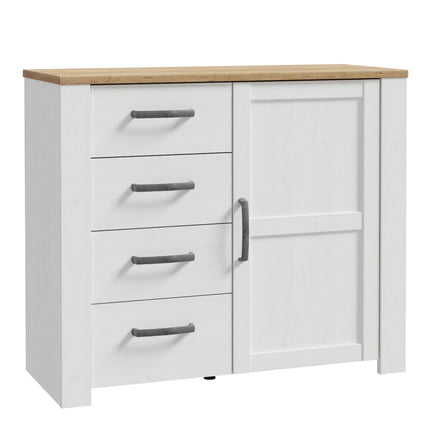 Bohol 1 Door 4 Drawer Chest – Provensal Storage, Choice Of Finishes