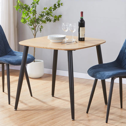 Aspen - Dining Table - Square with Tapered Metal Legs