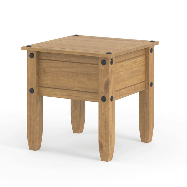 Corona - Side Table - 1 Drawer Traditional Pine Occasional