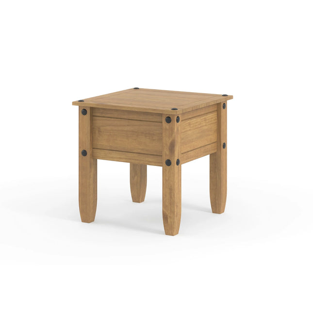 Corona - Side Table - 1 Drawer Traditional Pine Occasional