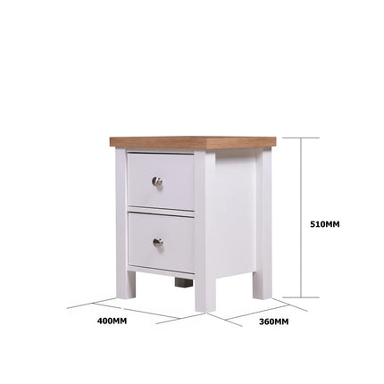 Astbury - 3 Piece Bedroom Set - 5 Drawer Chest - White
