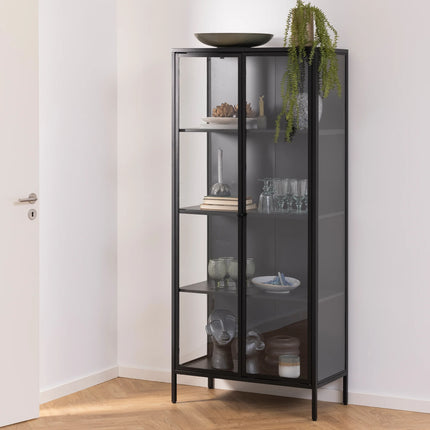 Newcastle - Tall 2 Door Display Cabinet