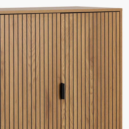 Jaipur - Cabinet with 2 Doors in Black