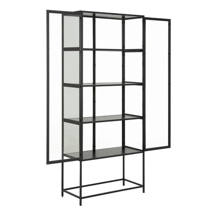Seaford - Tall Metal 2 Door Display Cabinet