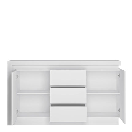 Lyon - 2 Door 3 Drawer Sideboard (Including LED Lighting)