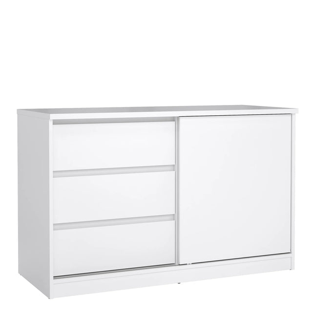 Naia - Storage Unit with 1 Sliding Door and 3 Drawers
