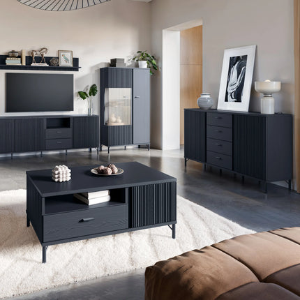 Avenale Sideboard 2 Door 4 Drawer Laminated 150cm