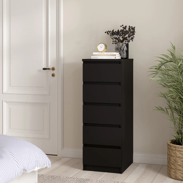Naia - Narrow Chest of 5 Drawers