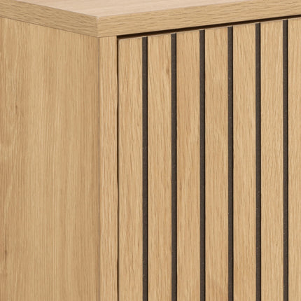 Albany Shoe Cabinet Oak Effect Wall Mounted 72cm