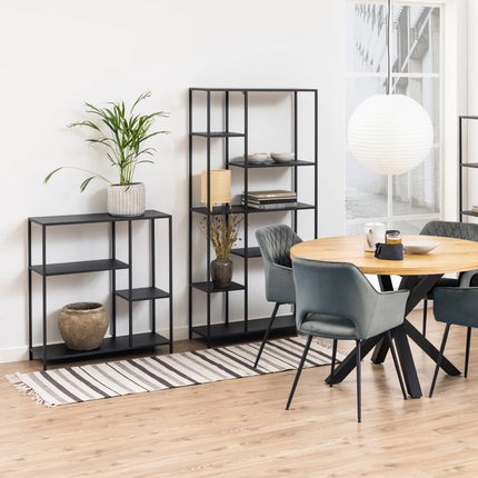Newcastle - Asymmetrical Bookcase with 3 Shelves